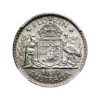 1938-1945 Australian Florin King George VI