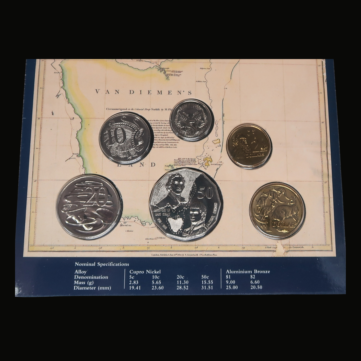 1998 RAM Uncirculated Year Set - Bass and Flinders