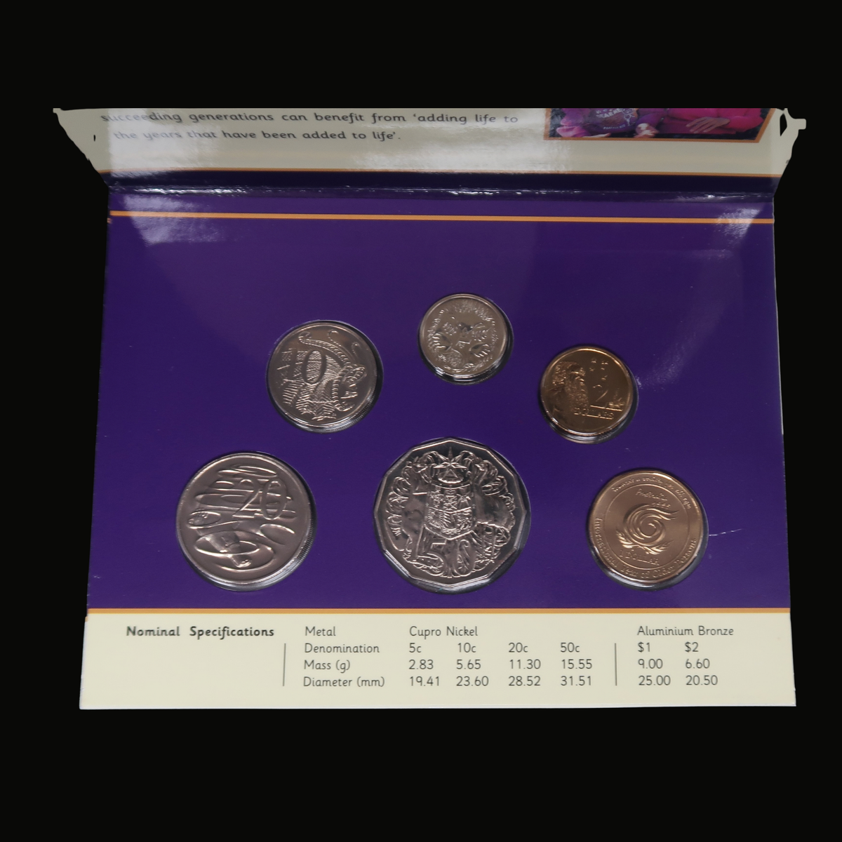 1999 RAM Uncirculated Year Set - Year of Older Persons