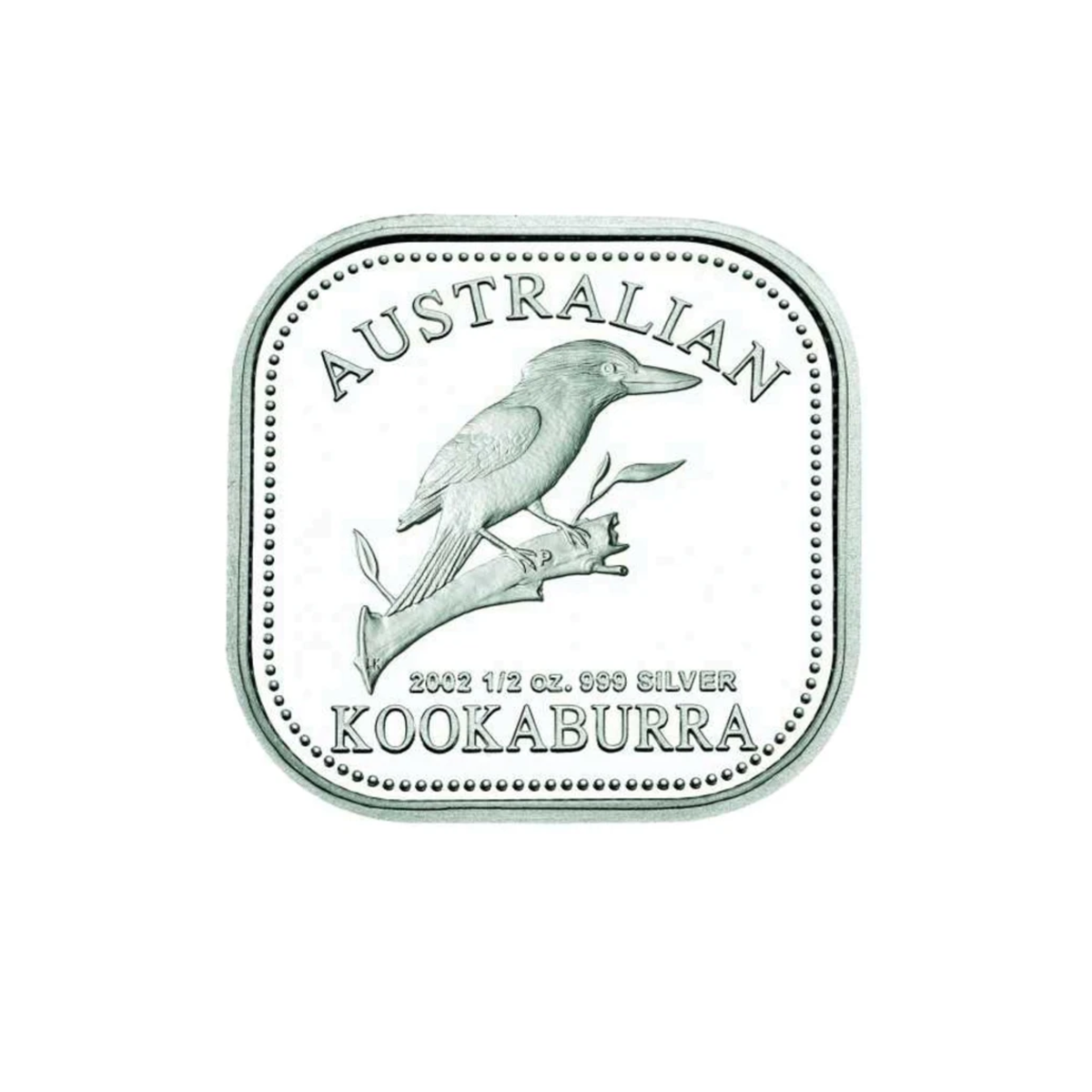 2002 Kookaburra Silver Half Ounce Square