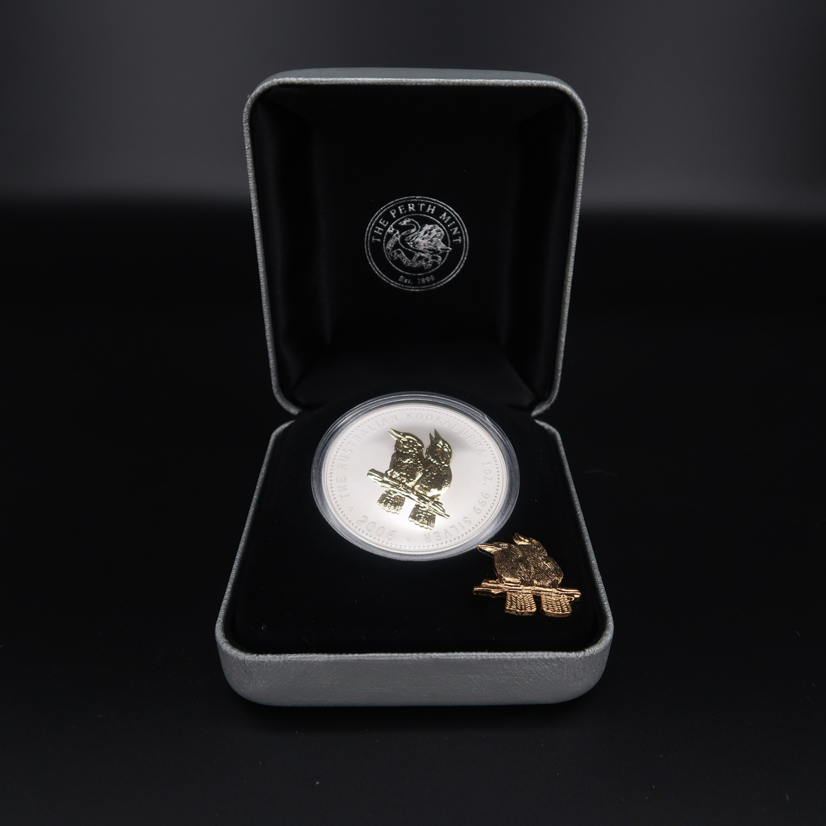 2006 Australian One Dollar ($1)  Kookaburra Gilded SIlver