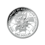 2003 Australian One Dollar ($1) 60 Years of Australian Citizenship Silver Proof
