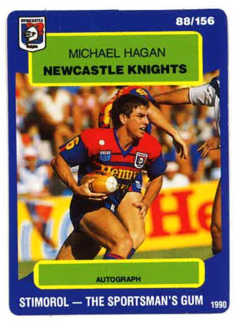 1990 Stimorol Rugby League #88 Michael Hagan