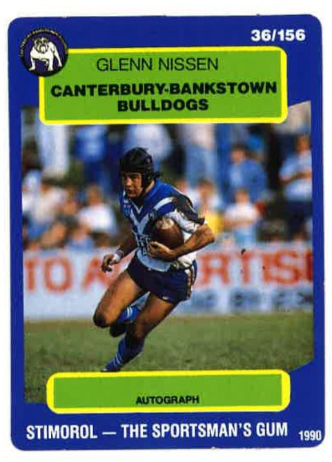 1990 Stimorol Rugby League #36 Glenn Nissen