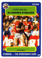 1990 Stimorol Rugby League #73 Chris Walsh