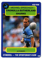 1990 Stimorol Rugby League #45 Micahel Speechley