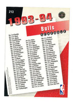 1993-94 Upper Deck #213 Chicago Bulls