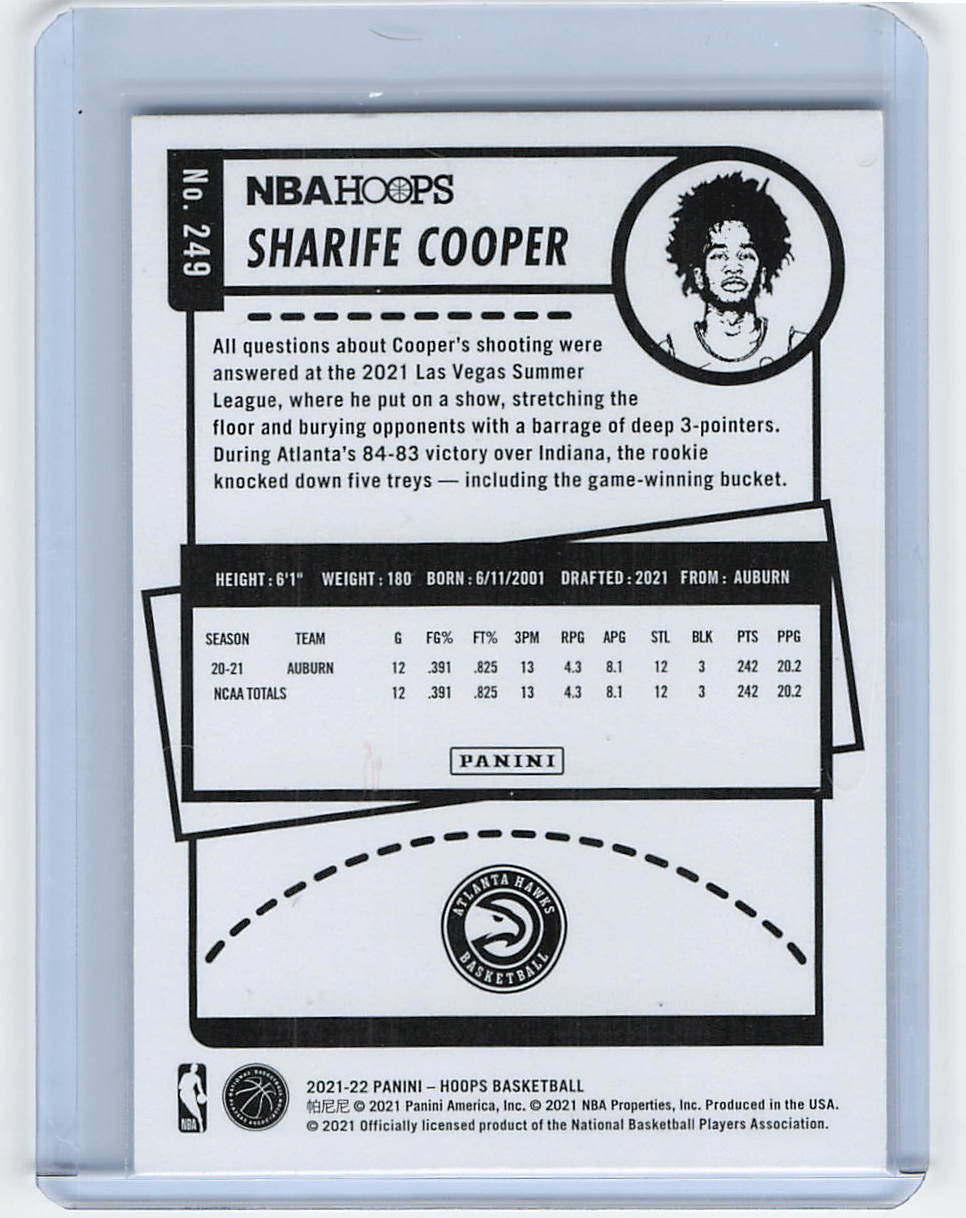 2021-22 Hoops #249 Sharife Cooper