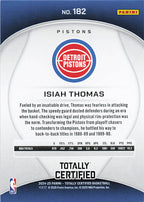 2024-25 Panini Totally Certified #182 Isiah Thomas