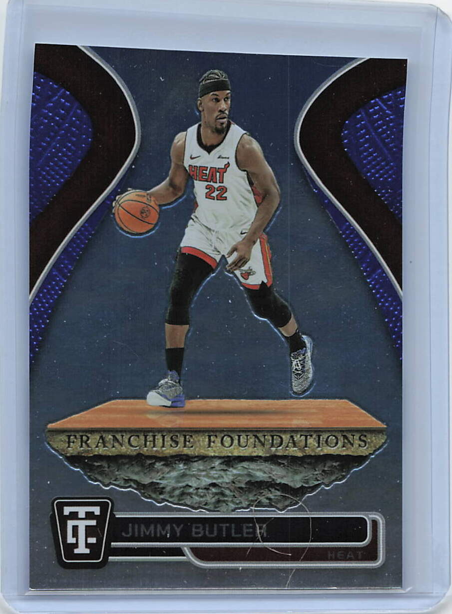 24-25 Panini Totally Certified #8 Jimmy Butler Franchise Foundations Blue #/265