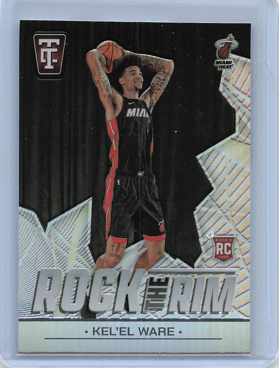 2024-25 Panini Totally Certified #17 Kel'el Ware Rock the Rim