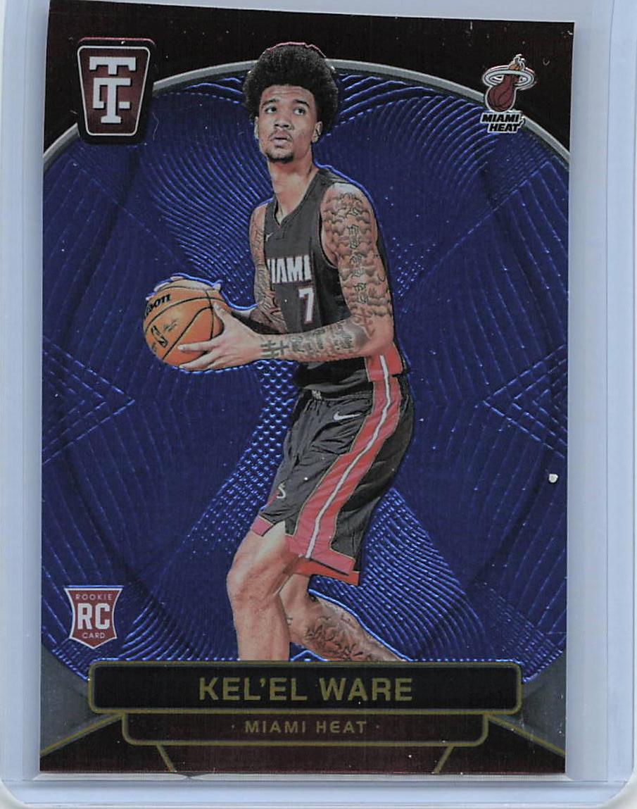 2024-25 Panini Prizm #2 Kel'el Ware Emergent Prizms Blue Pulsar #/99
