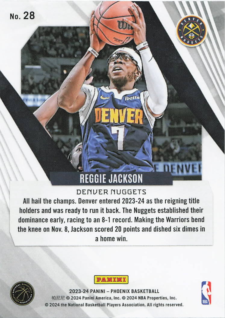2023-24 Panini Phoenix #28 Reggie Jackson