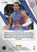 2023-24 Panini Phoenix #233 Jalen Duren