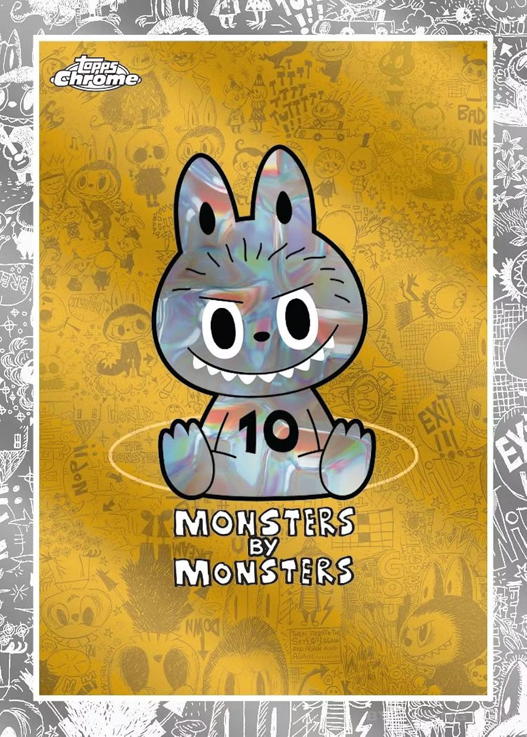 Topps 2025 Chrome Labubu The Monsters 10th Anniversary Hobby Box