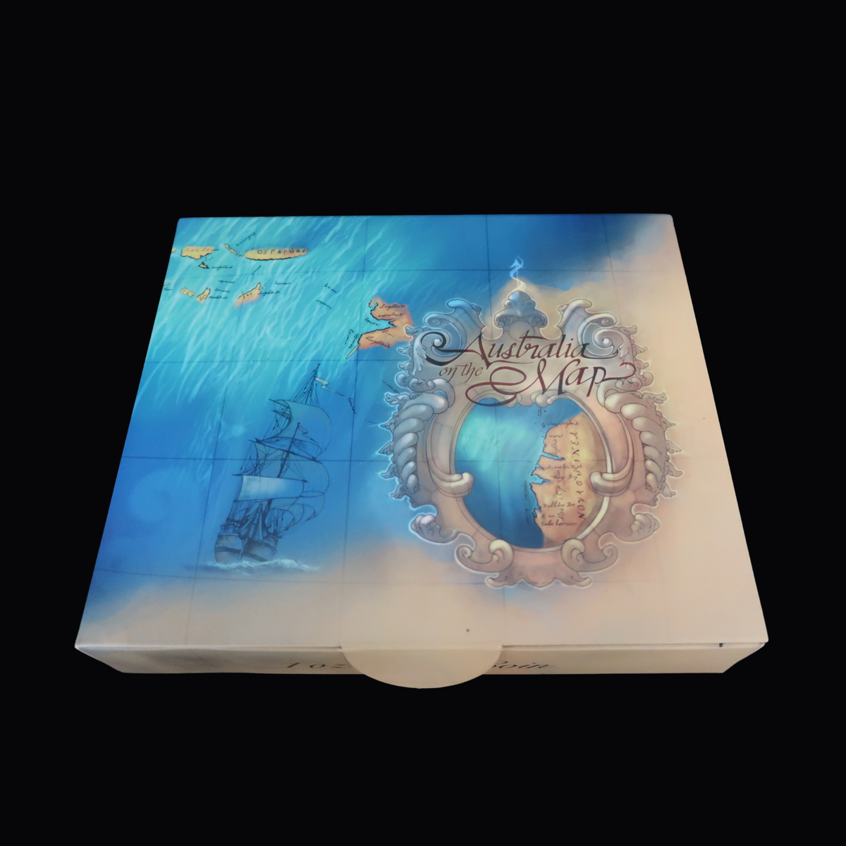 2006 Australian One Dollar ($1) Australia on the Map Silver Ounce
