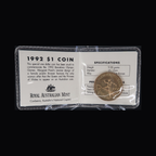1992 Australian One Dollar ($1) Barcelona Olympics in Wallet