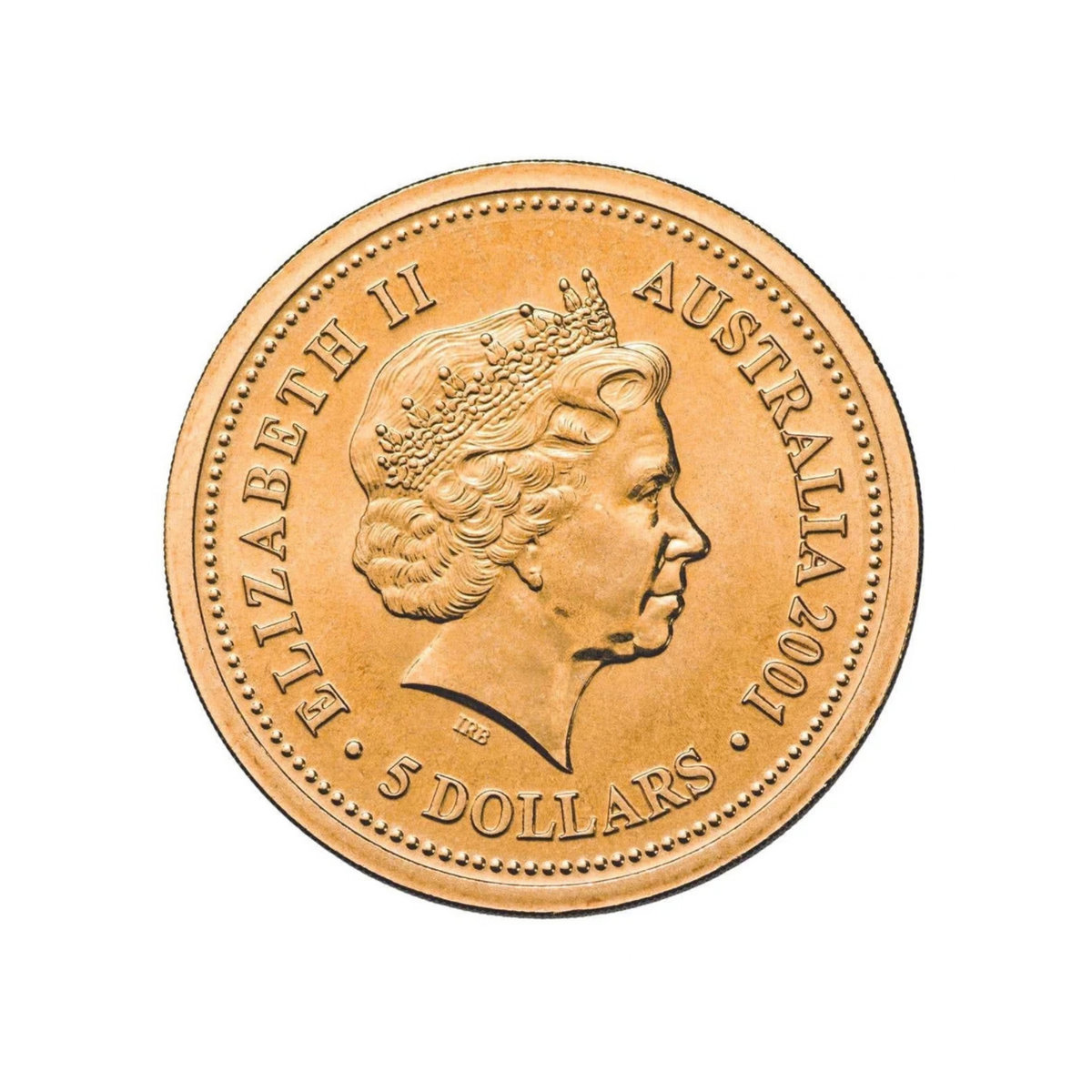2001 Australian Five Dollar ($5) Coin - Bradman