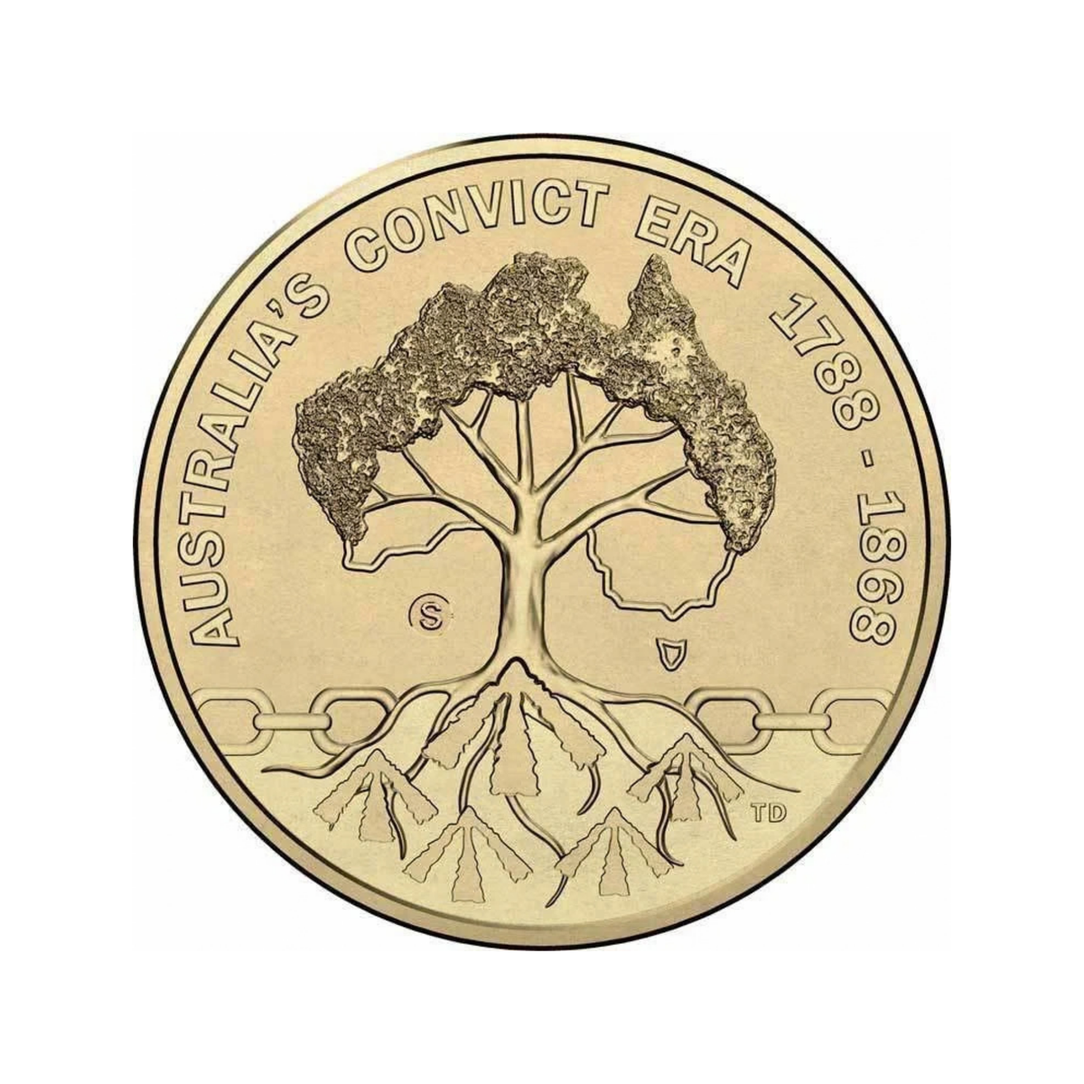 2018 Australian $1 - Australias Convict Era - Rascals and Ratbags - "C"