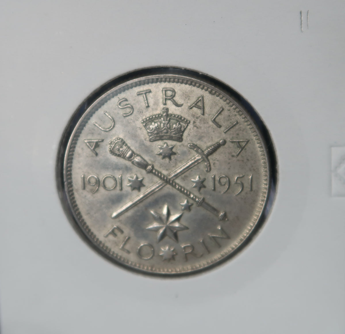 1951 Australian Florin Federation Jubilee