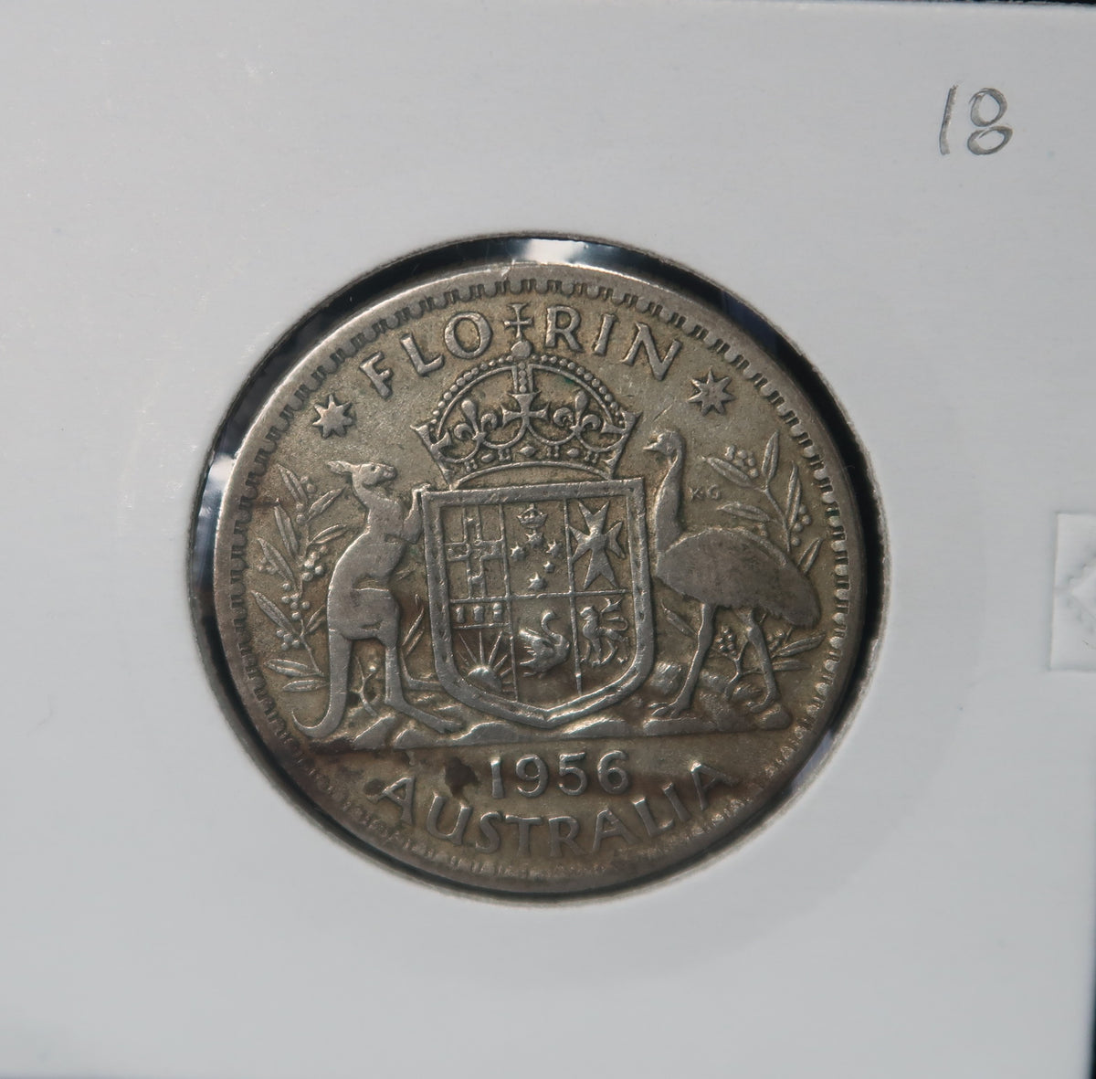 1956-1963 Australian Florin Queen Elizabeth II