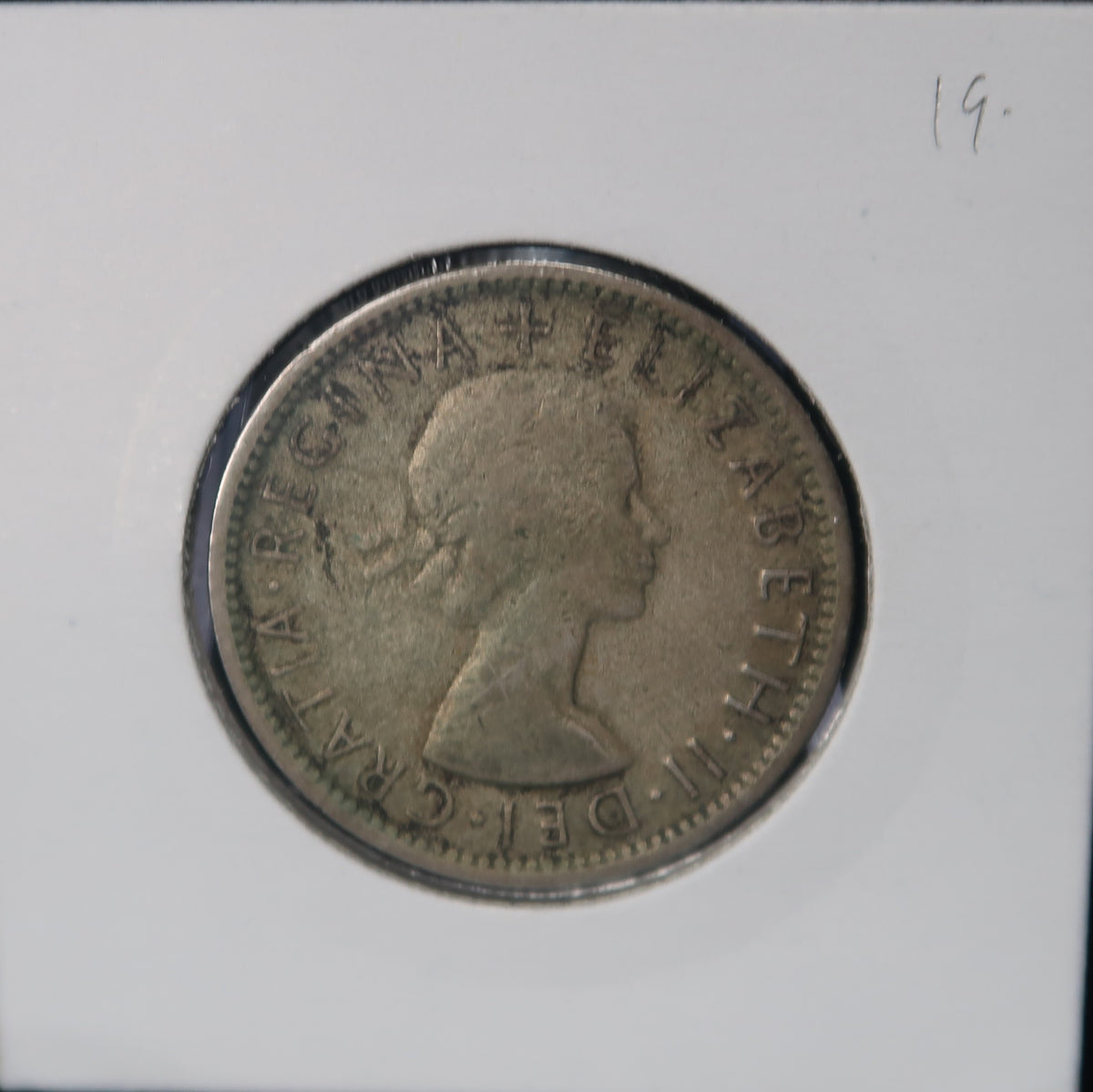 1953-1954 Australian Florin Queen Elizabeth II