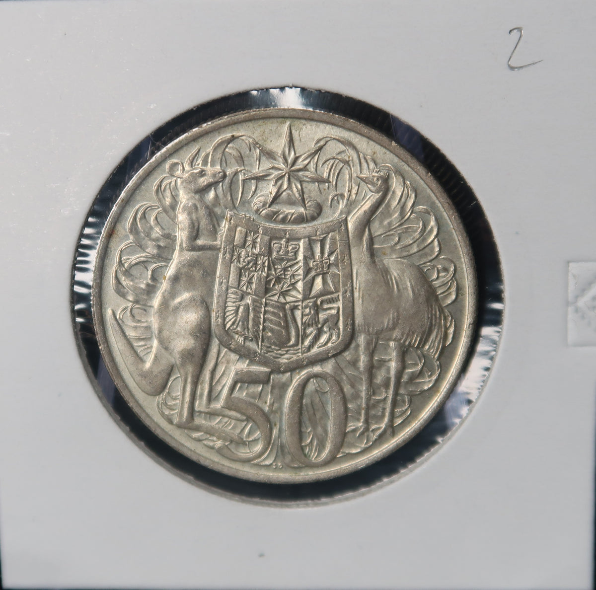 1966 Australian Fifty Cents (50c) Round
