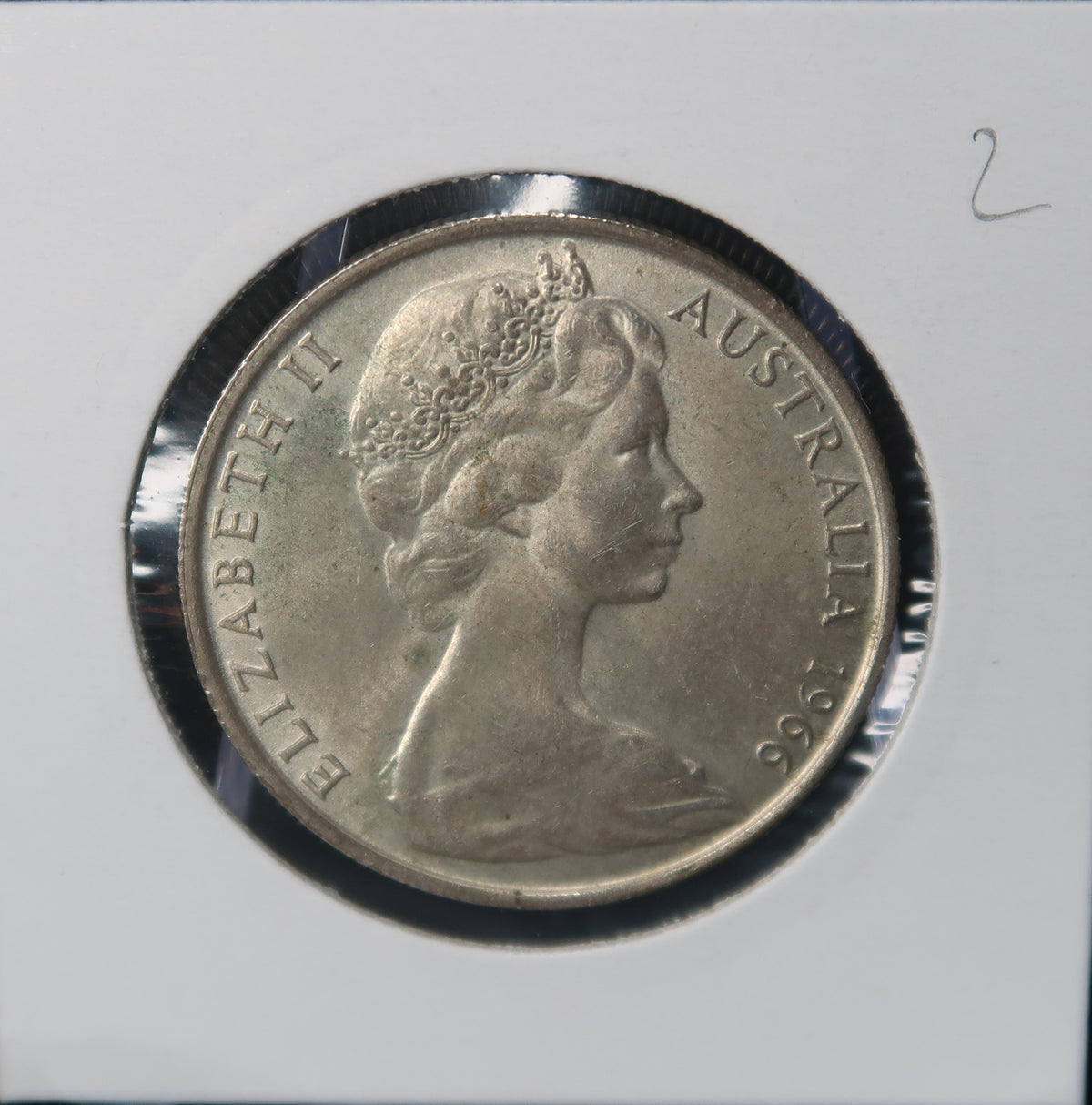 1966 Australian Fifty Cents (50c) Round