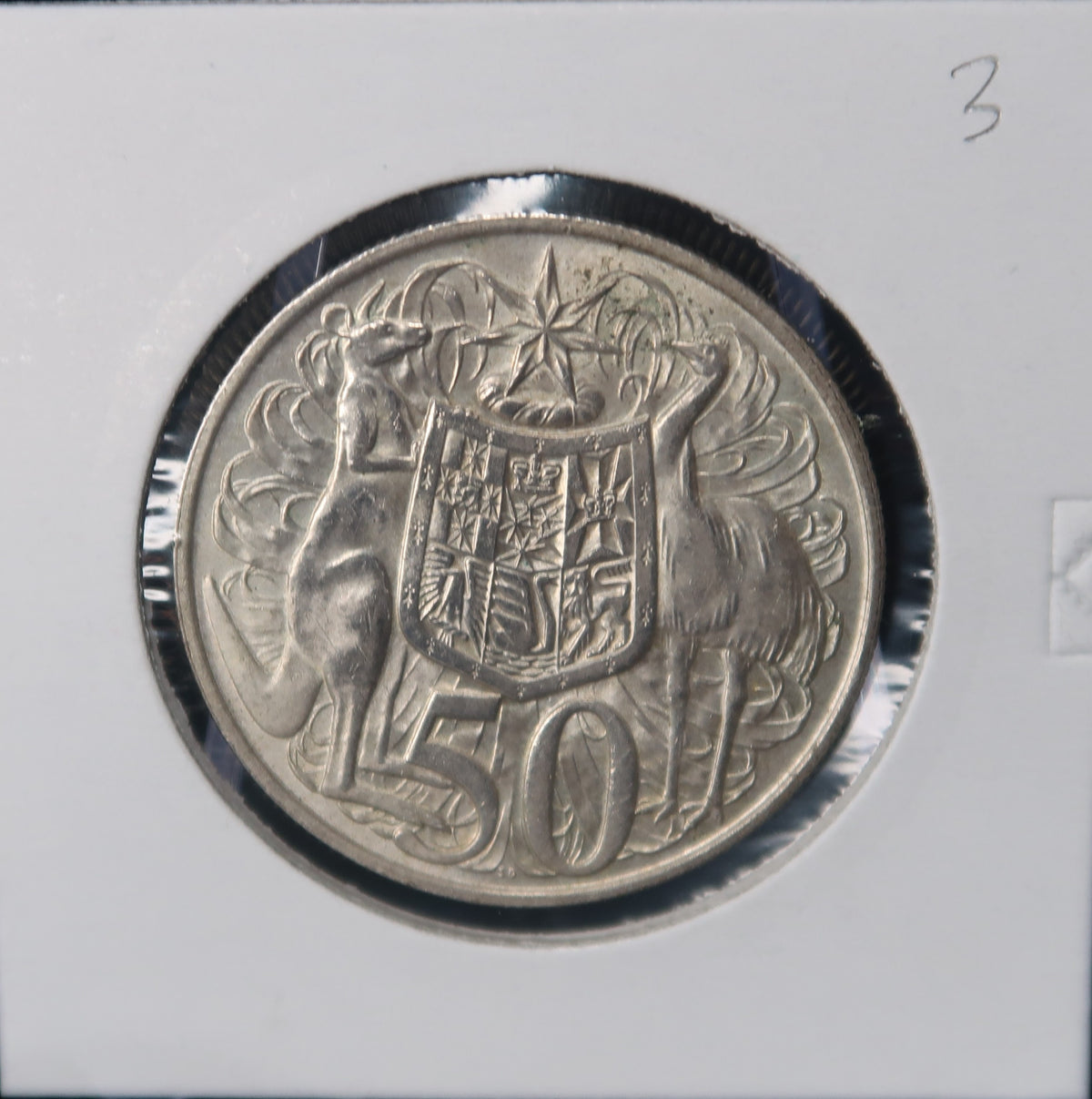 1966 Australian Fifty Cents (50c) Round