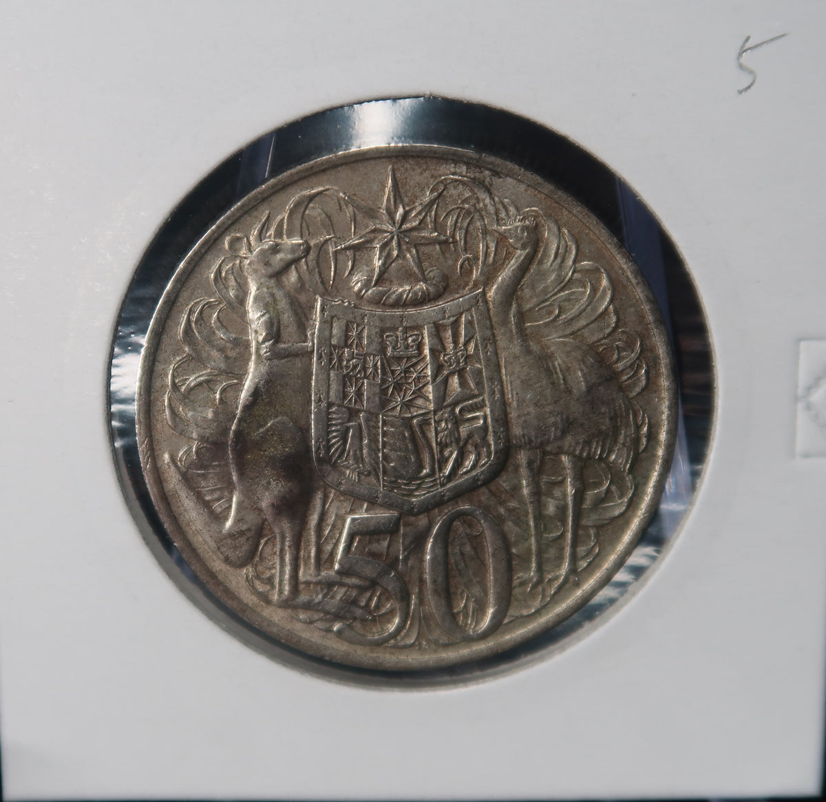 1966 Australian Fifty Cents (50c) Round