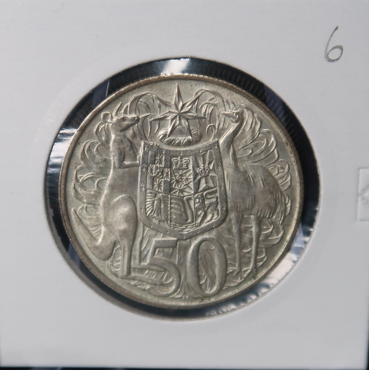 1966 Australian Fifty Cents (50c) Round