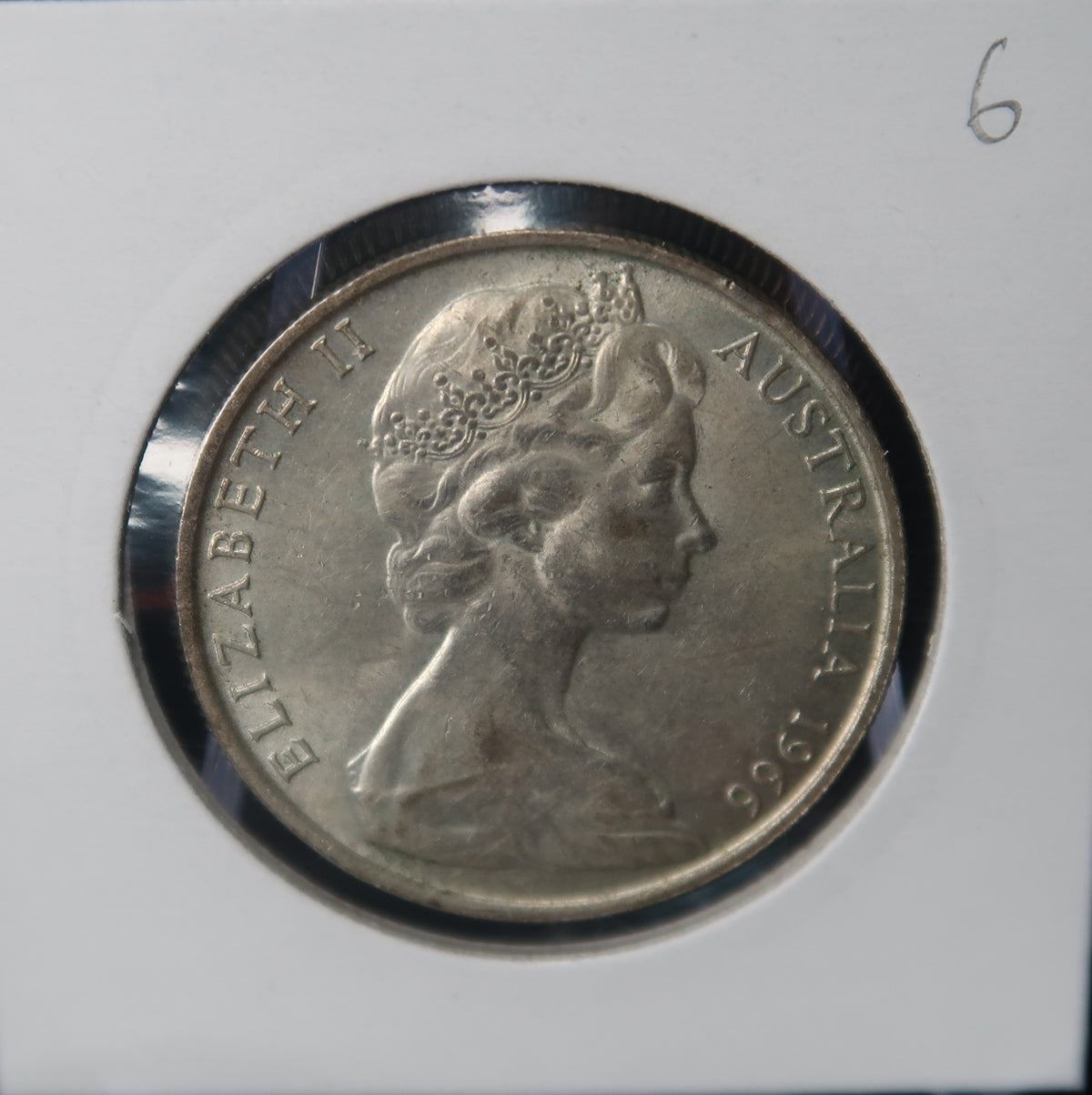 1966 Australian Fifty Cents (50c) Round