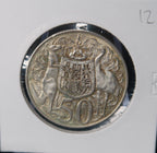 1966 Australian Fifty Cents (50c) Round