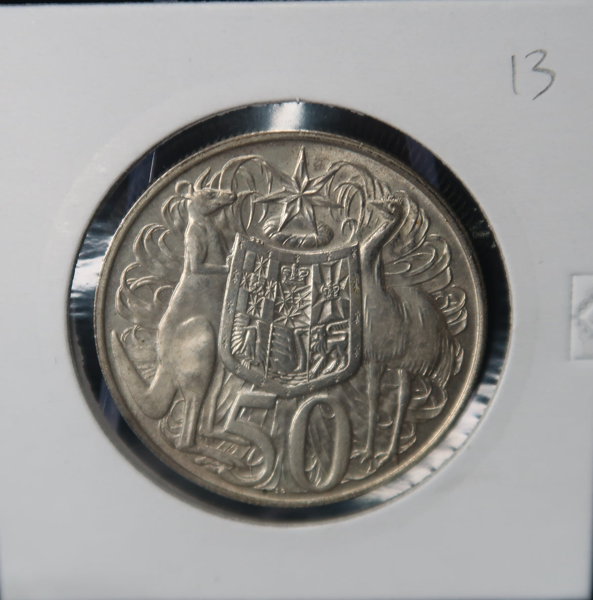 1966 Australian Fifty Cents (50c) Round