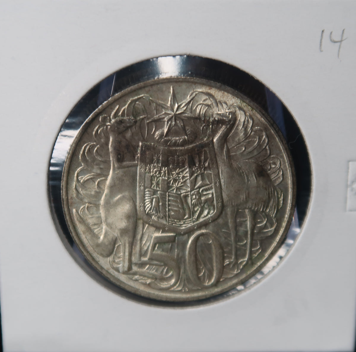 1966 Australian Fifty Cents (50c) Round