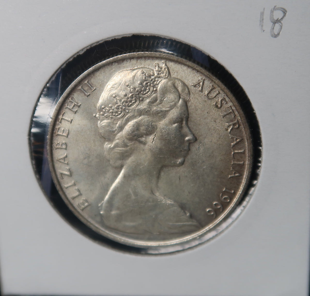 1966 Australian Fifty Cents (50c) Round