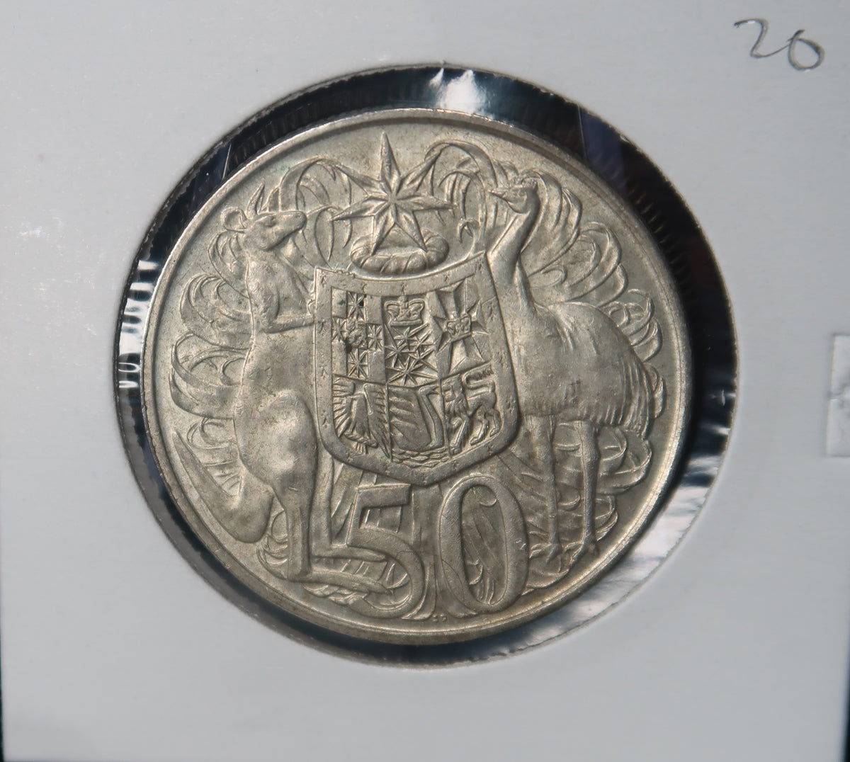 1966 Australian Fifty Cents (50c) Round