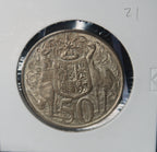 1966 Australian Fifty Cents (50c) Round