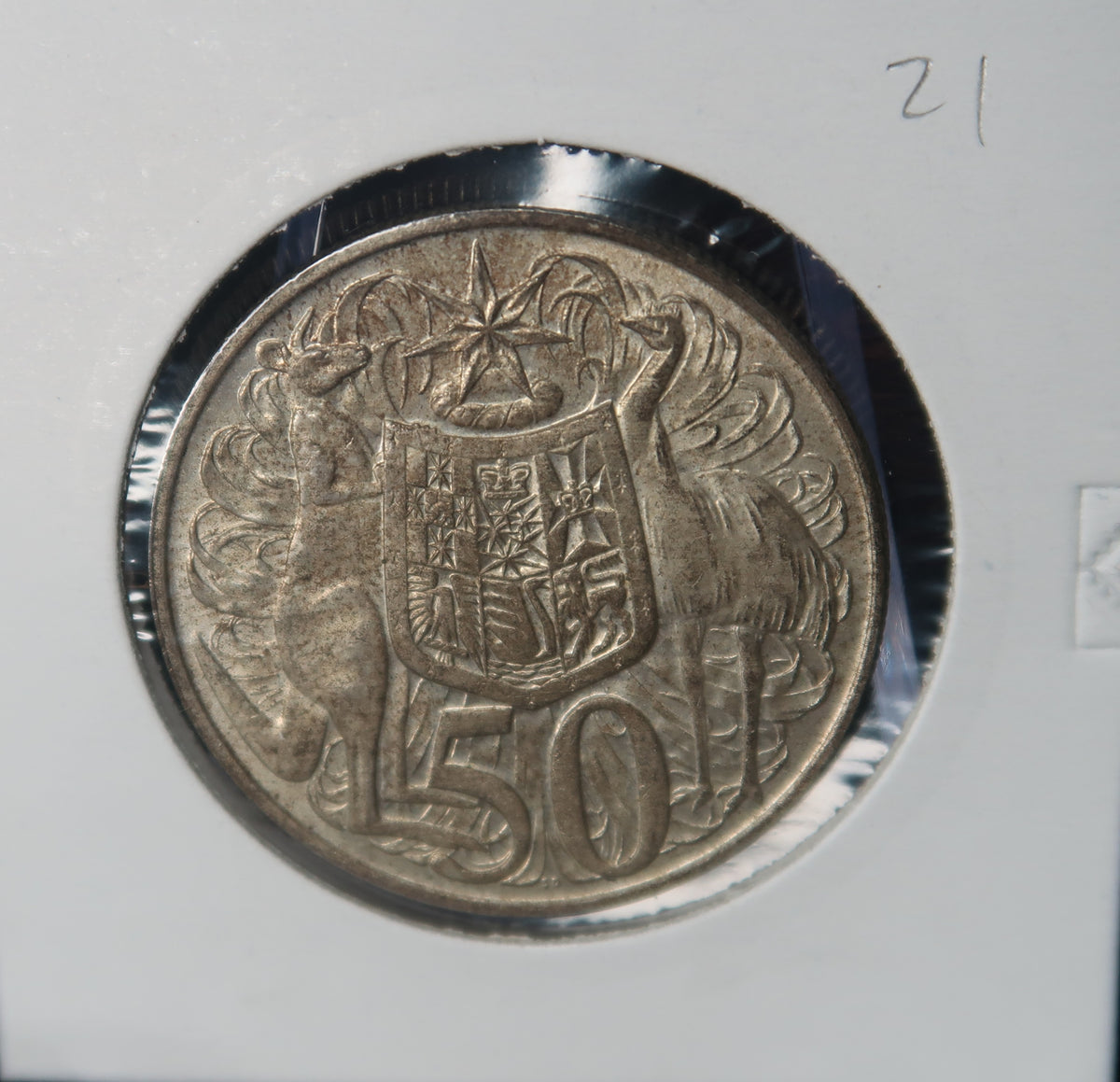 1966 Australian Fifty Cents (50c) Round