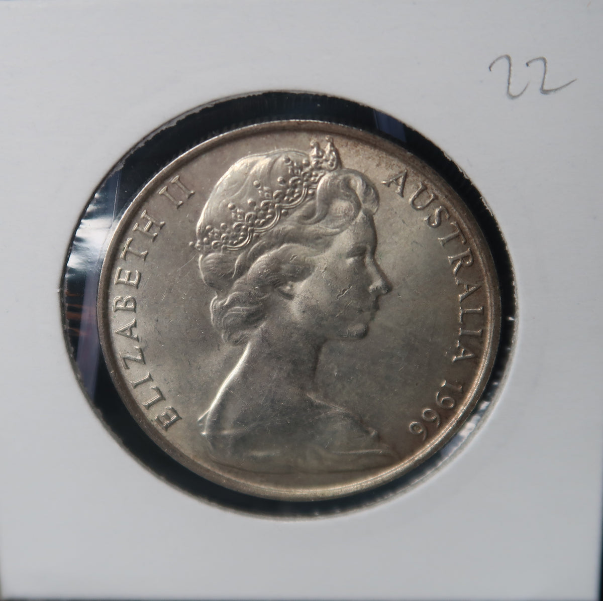 1966 Australian Fifty Cents (50c) Round