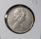 1966 Australian Fifty Cents (50c) Round