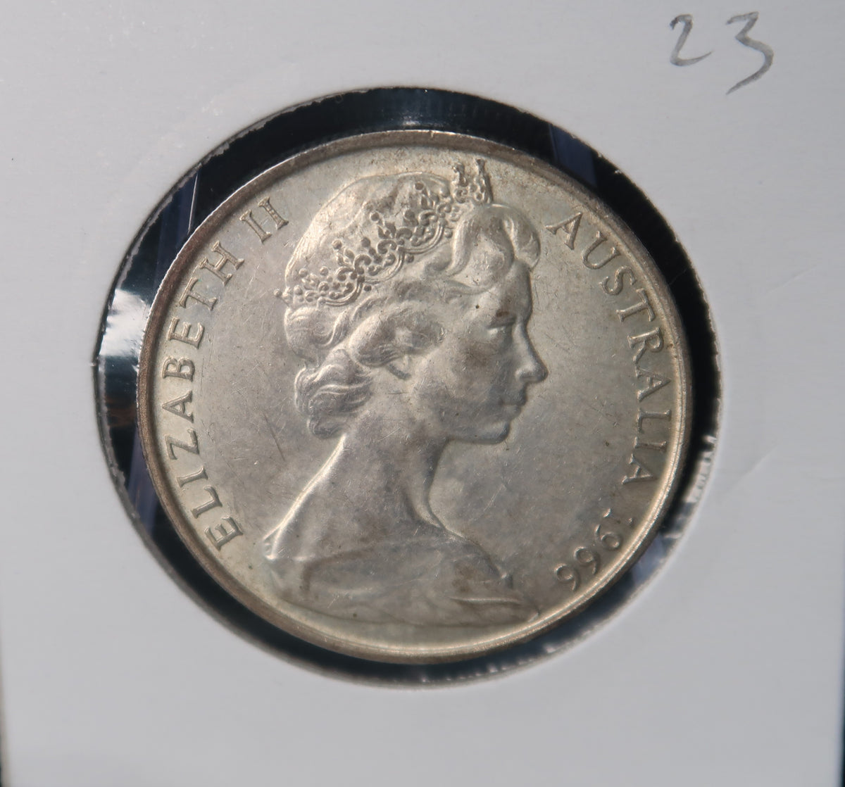1966 Australian Fifty Cents (50c) Round