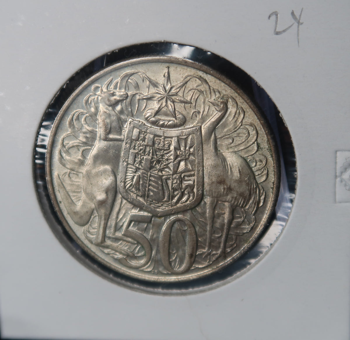 1966 Australian Fifty Cents (50c) Round