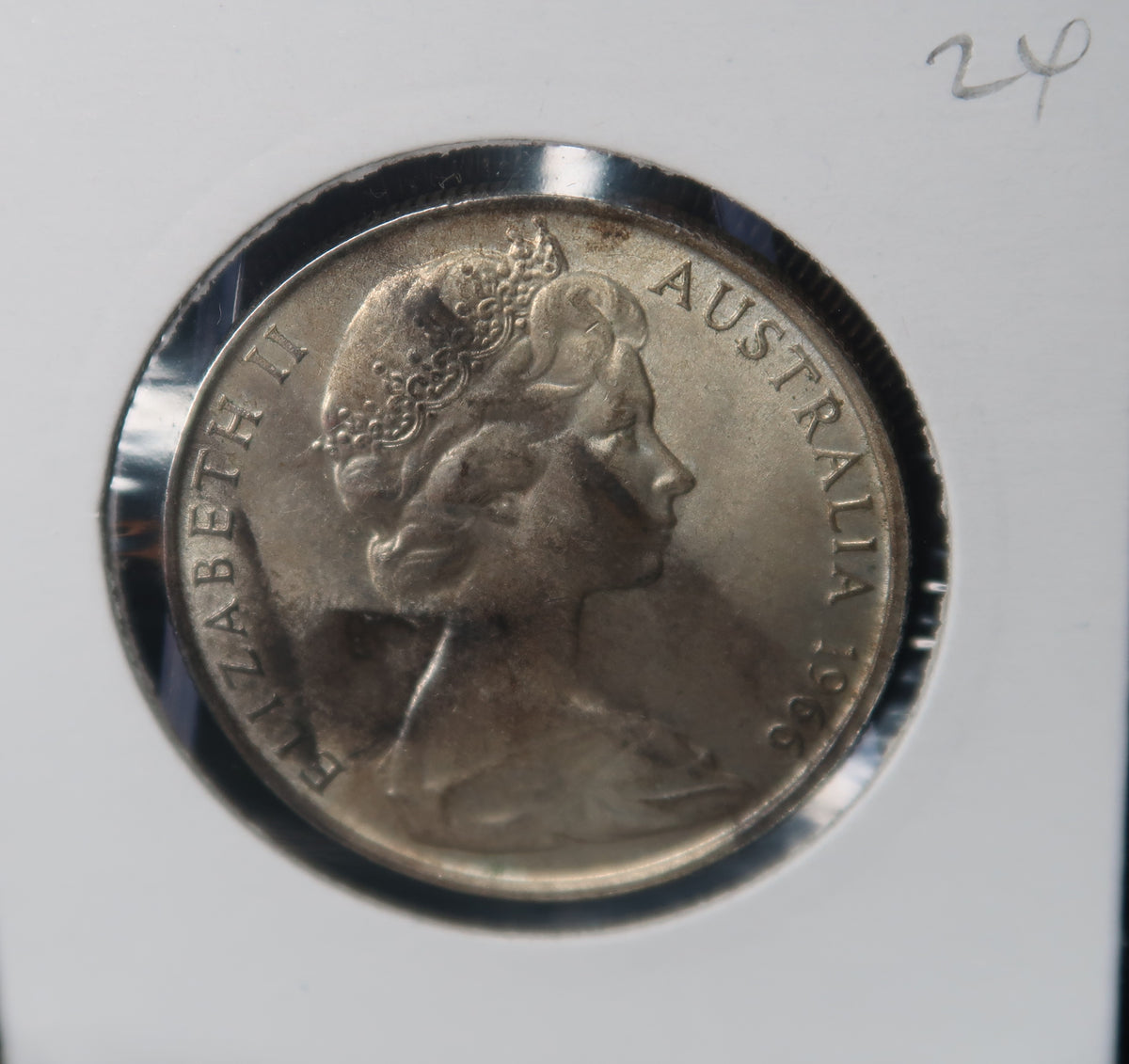 1966 Australian Fifty Cents (50c) Round