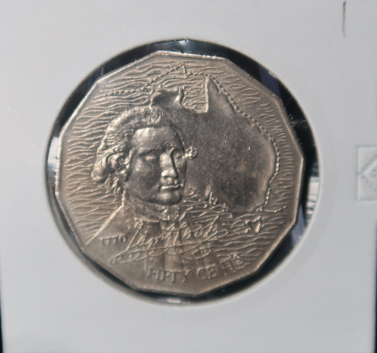 1970 Australian Fifty Cents (50c) Captain James Cook