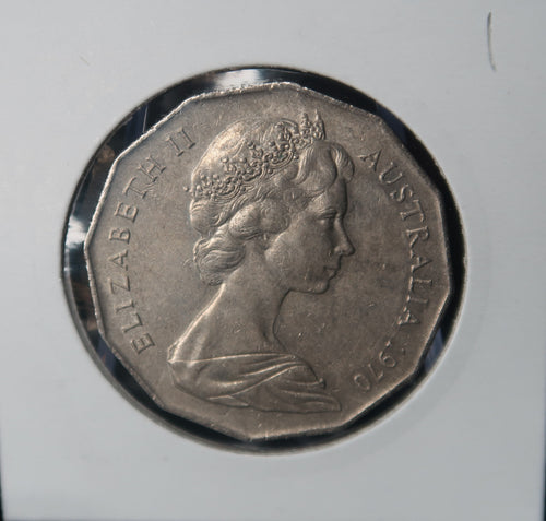 1970 Australian Fifty Cents (50c) Captain James Cook