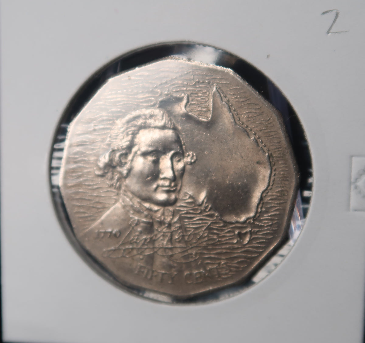 1970 Australian Fifty Cents (50c) Captain James Cook