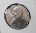 1970 Australian Fifty Cents (50c) Captain James Cook