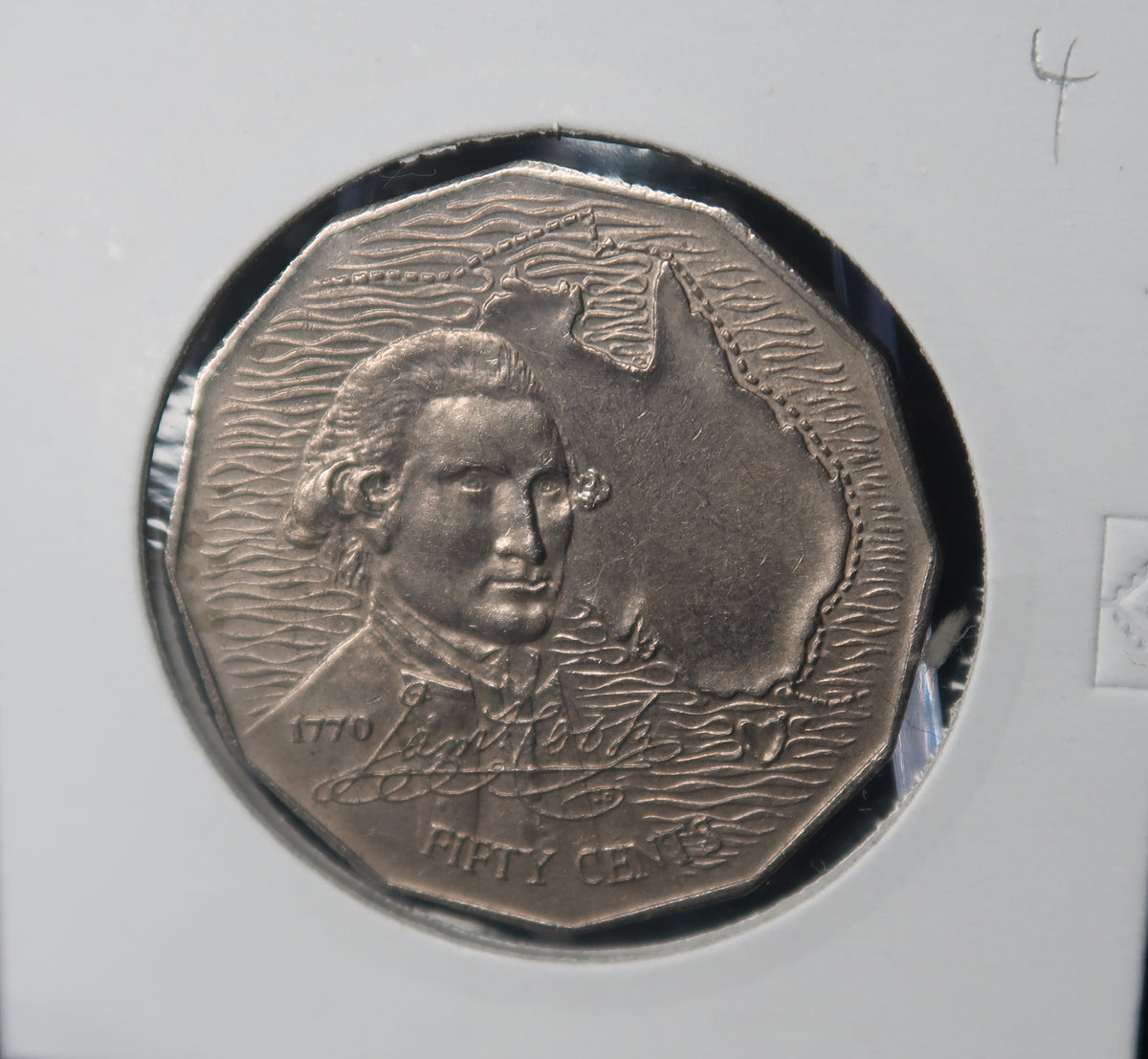 1970 Australian Fifty Cents (50c) Captain James Cook