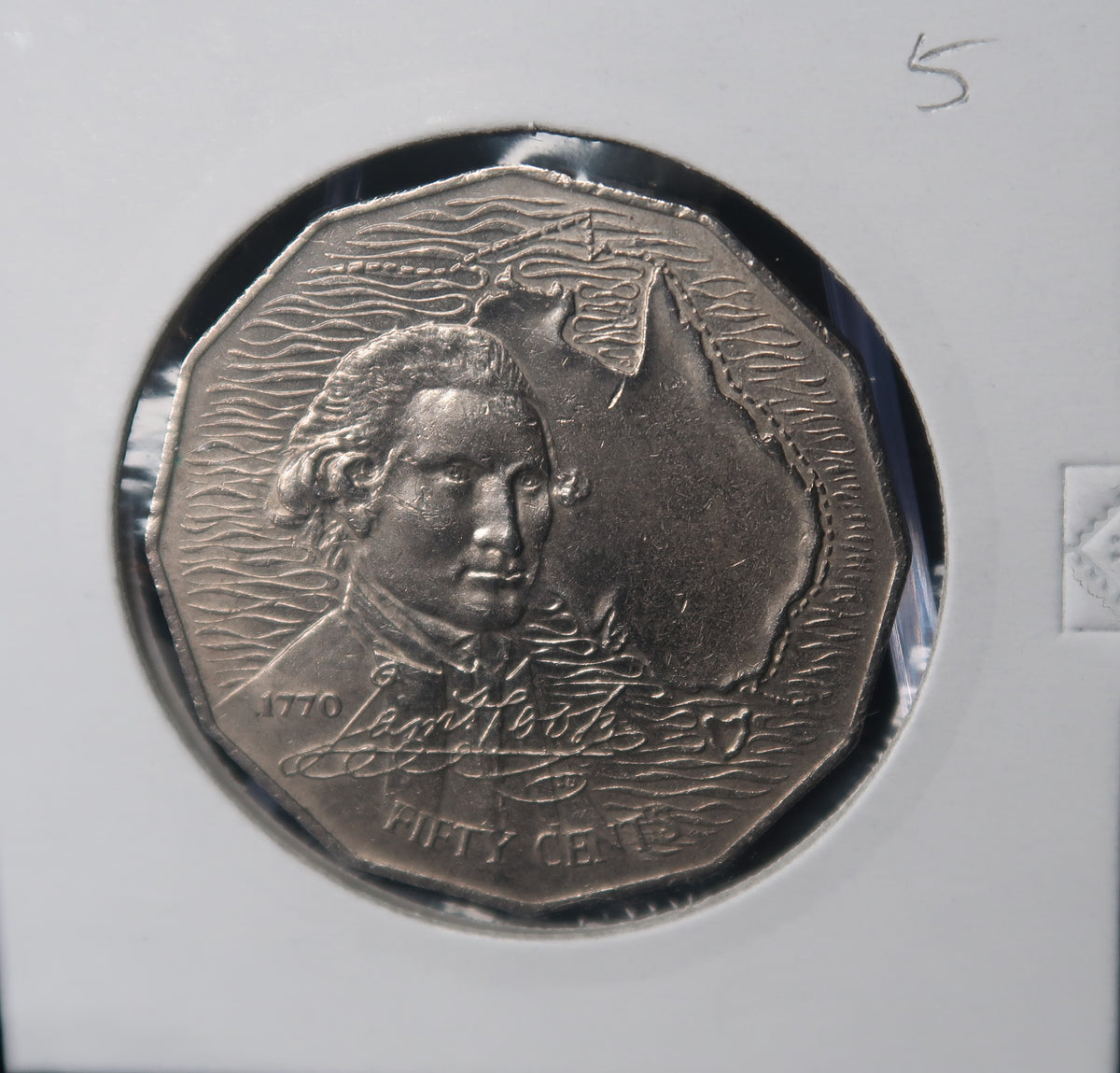 1970 Australian Fifty Cents (50c) Captain James Cook